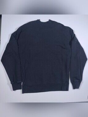 Reformation Jeans Black 100% Cotton Sweater Oversized XS (~M Reg)